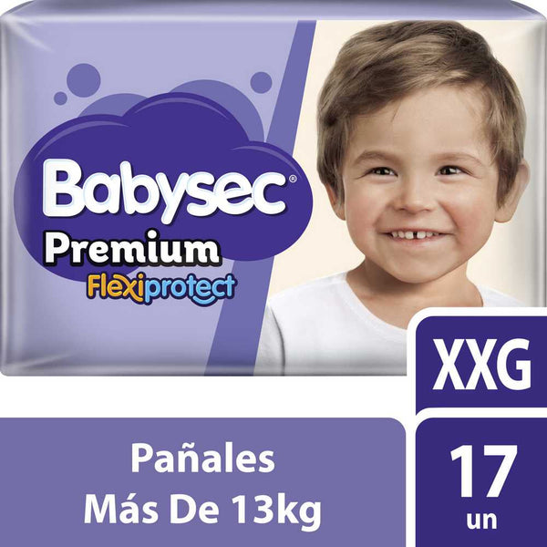 17 Units of Babysec Premium XXG Diapers - Ultra-Absorbent, Breathable, Soft & Comfortable with Leakage Protection, Wetness Indicator & Easy to Put On/Take Off.