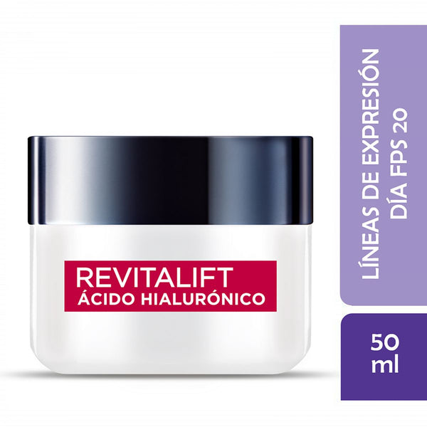 L'Oréal Paris Revitalift Day Cream 20, Hyaluronic Acid & Sunscreen