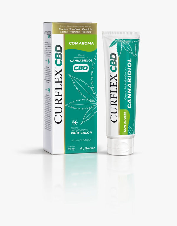 CURFLEX CBD Moisturizing Cream 50ml, w/ CBD, Natural Ingredients, Eucalyptus Aroma