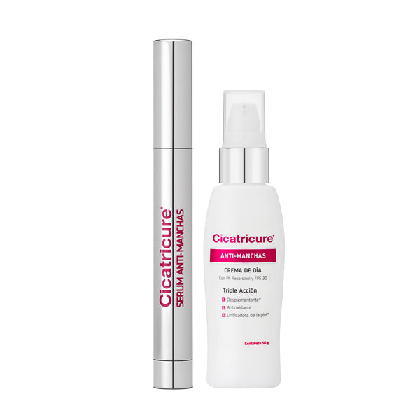 Cicatricure Anti-Manchas Concentrated Cream - Reduce & Prevent Face & Neckline Stains - 30ml - Resorcinol & Niacinamide - SPF 30