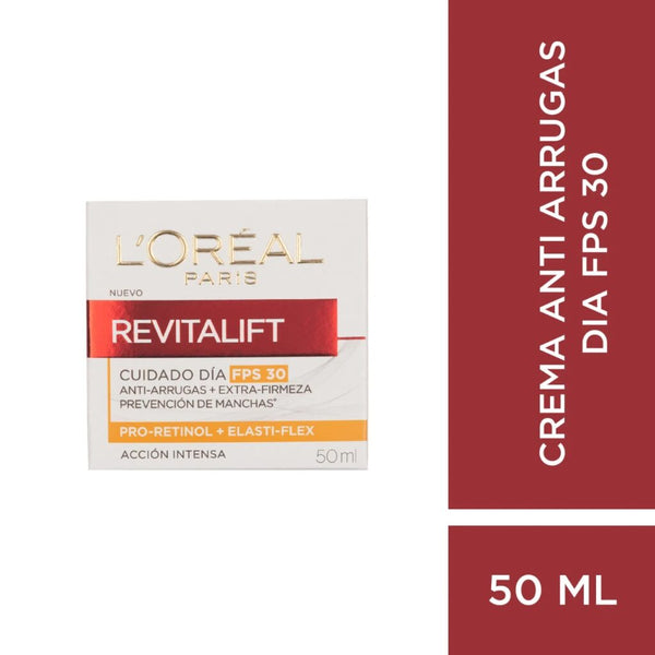 L'Oreal Revitalift SPF 30 Day Cream 50ml w/ Pro Retinol