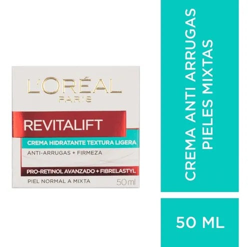 L'Oréal Paris Revitalift 50ml Cream for Combination Skin - Anti-Wrinkle, Firmness & Hydration!