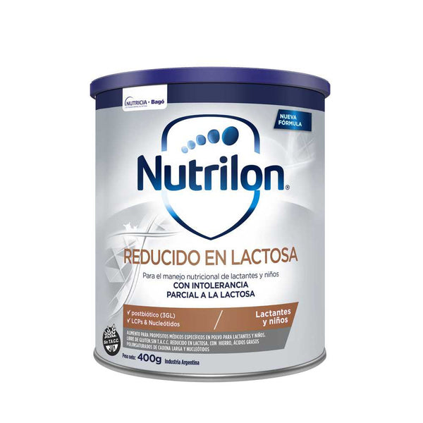 Nutrilon Reduced in Lactose Formula, Prebiotics, Vitamin A, C & D - Can for Babies 6 Months+ 400Ml / 13.52Fl Oz