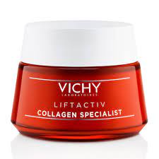 Vichy Lifetiv Collagen Specialist Anti-Wrinkle Cream 50ml - Reduce Wrinkles, Improve Skin Tonicity, Reduce Pigmentation