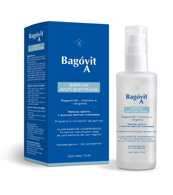 Bagovit A Stretch Marks Serum (75Ml/2.53Fl Oz): Natural Plant Extracts, Vitamin A, Paraben-Free, Cruelty-Free & Hypoallergenic