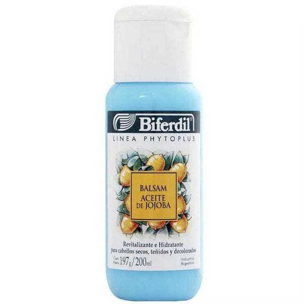 Biferdil Balm Conditioner Jojoba Dry Hair(200ml/6.76fl oz) Strengthen & Repair Hair with Natural Jojoba Oil, Wheat Proteins & Hydration -