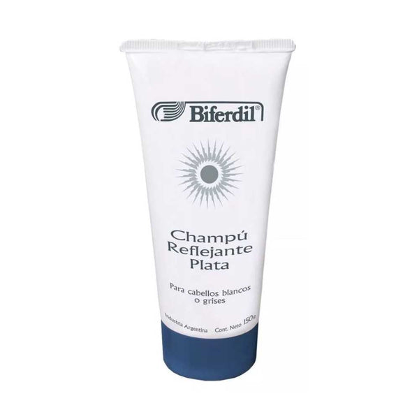 Biferdil Reflective Silver Shampoo for Illuminating Shine & Brightness - 150Ml / 5.29Fl Oz - pH Neutral, No Oxidants or Ammonia, UV Protection, Paraben & Sulfate Free