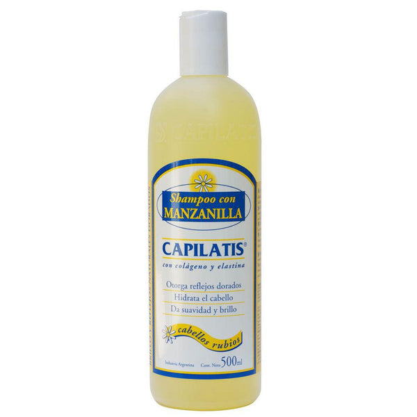 Capilatis Shampoo With Chamomile(500ml/16.9fl Oz) . Enhances Shine, Color & Strengthens Hair Fiber