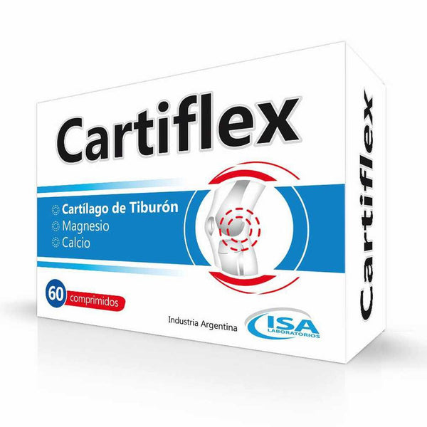 Cartiflex Shark Cartilage Bone Structure Strengthen Supplement - 60 Tablets for Bone Health, Joint Function & Skin Appearance