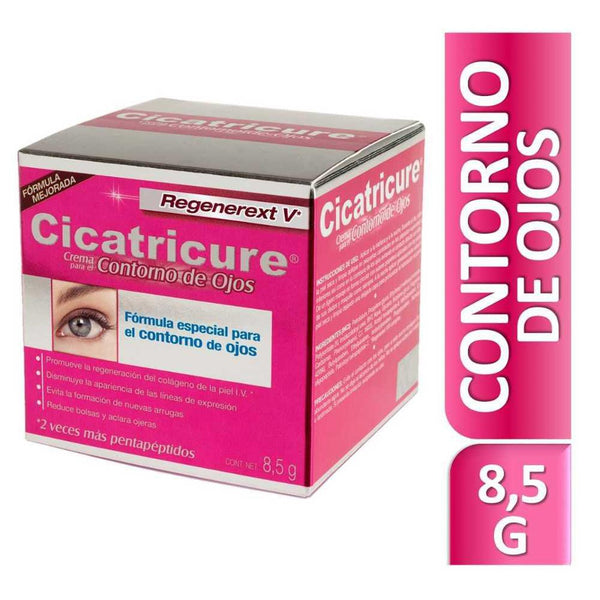 Cicatricure Eye Contour (8.5Gr / 0.299Oz) Brighten, Hydrate & Reduce Dark Circles with Vitamin E & Hyaluronic Acid