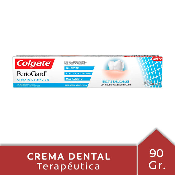 Colgate Periogard Toothpaste (90Gr / 3.04Oz) for Fluoride Protection, Gingivitis Prevention & Natural Ingredient Benefits