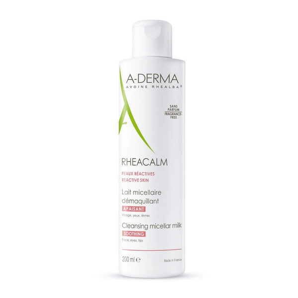Derma Rheacalm Cleansing Micellar Cleansing Milk for Kids - Hypoallergenic, Paraben-free, Soap-free, Alcohol-free, Glycerin-free & Non-comedogenic 200ml / 6.76fl oz