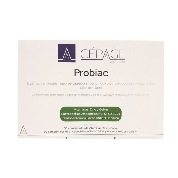 Dietary Supplement Cepage Probiac Acne: Vitamins, Minerals, and Probiotics for Immune Support and Healthy Skin