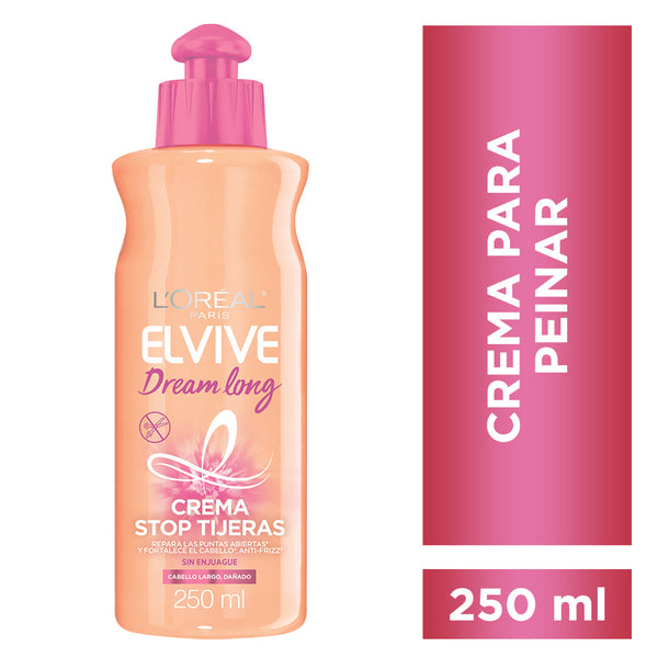 Elvive L'Orleal Paris Dream Long Styling Cream: Protects, Repairs and Enhances Hair Shine & Softness - 250Ml/8.45Fl Oz