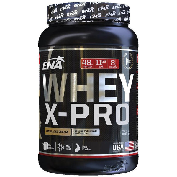 Ena Whey X Pro Vanilla Sports Supplement (1Kg / 2.2 Lb Ea.)- 28g of Protein, 0.5g of Fat, 1.2g of Sugar, Gluten & Lactose Free