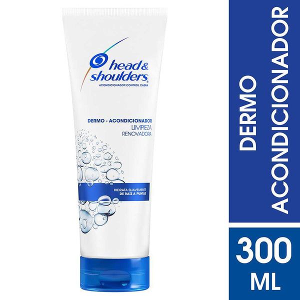Head & Shoulders Dermo Conditioner Renewing Cleaning- (300Ml / 10.14Fl Oz) - Dandruff Control, Hydration Boost, and Natural Ingredients