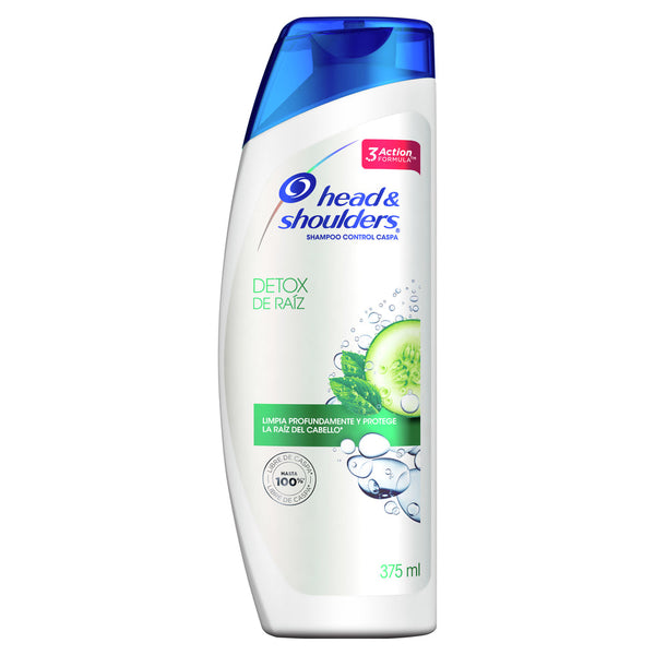 Head & Shoulders Detox Root Shampoo: 100% Dandruff-Free, Paraben-Free, 13.22oz/375gr
