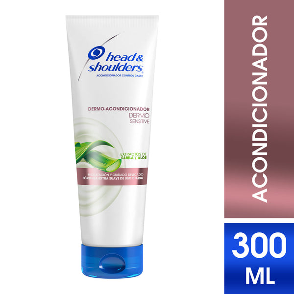 Head & Shoulders Sensistive Aloe Conditioner 300ml - pH Balanced Formula for Delicate Hair Care