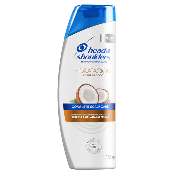 Head & Shoulders Shampoo Hydration - 375gr / 13.22oz - Coconut Oil Formula for Hair Hydration, Dandruff Prevention & Split End Protection