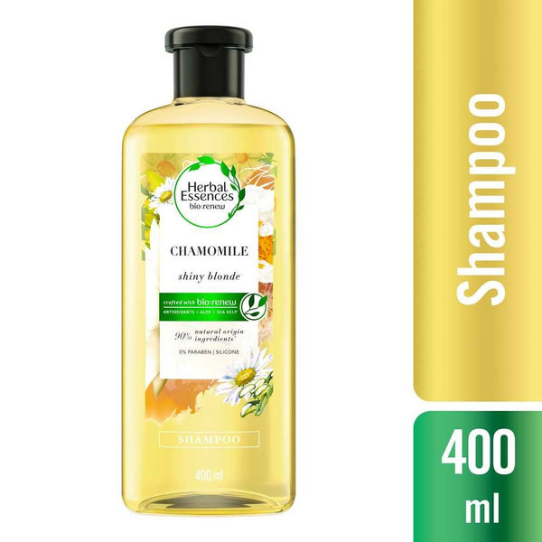 Herbal Essences Shampoo Bio Renew Chamomile(400Ml / 13.52Fl Oz) - Light Up Your Golden Blondes with Natural Ingredients