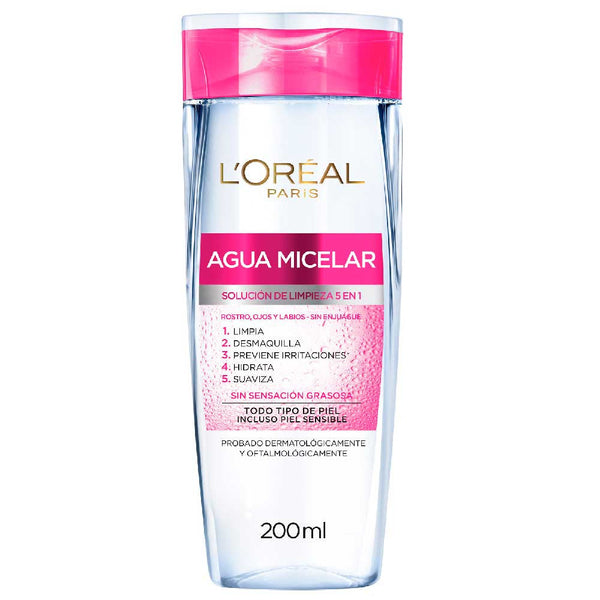 L'Oreal Paris Micellar Water Hydra Total 5: Gentle, Hydrating, Non-Comedogenic and Cruelty Free Makeup Remover