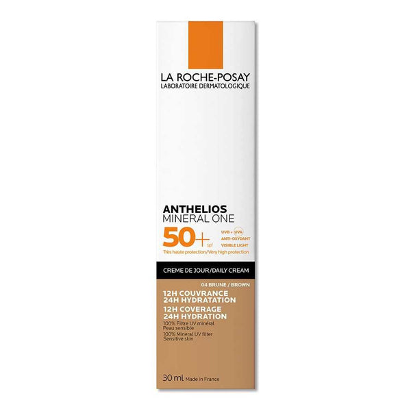 La Roche Posay Anthelios Mineral One SPF 50+ Tone 04: 100% Mineral Sun Protection with Hyaluronic Acid & Antioxidant Properties