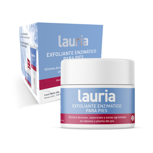 Lauria Exfoliating Foot Cream: Natural Ingredients, Exfoliating Beads, Cruelty-Free & Vegan, 40Gr/1.35Oz
