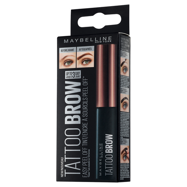 Maybelline Brow Tattoo Dark Brown Semi-Permanent Eyebrow Ink - Long Lasting, Smudge-Proof, Waterproof Formula 4.6G / 0.16Oz
