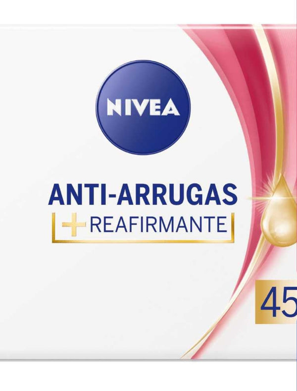 Nivea Firming Facial Cream 45+ (50G/1.76Oz) - Hydrate, Firm & Protect Skin with Q10, Vitamin E & Paraben-Free Formula