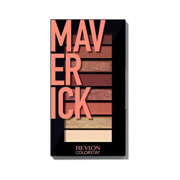 Revlon Colorstay Lookbook Palette Marverick, 100gr/3.52oz | Durable Case w/ Mirror, Blendable & Buildable Shades, Applicator Brush & Cruelty-Free