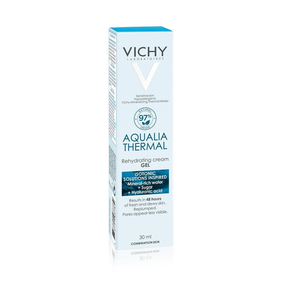 Vichy Aqualia Thermal Gel Cream (30Ml/1.01Fl Oz) - Hydrate, Soothe & Fortify Sensitive Skin