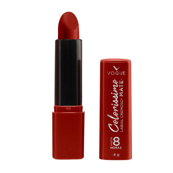 Vogue Lipstick Colorissimo Tropical Cherry: 8 Hours of Lasting, High Coverage Moisturization 4G / 0.14Oz