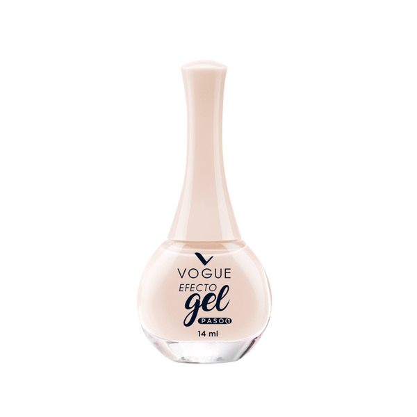 Vogue Natural Gel Effect Polish: Up to 10 Days of Wear with High Coverage, Quick-Drying & UV Protection (14ml/0.49fl Oz)